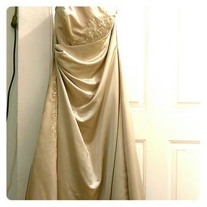 Plus-size Floor length gown from David's Bridal